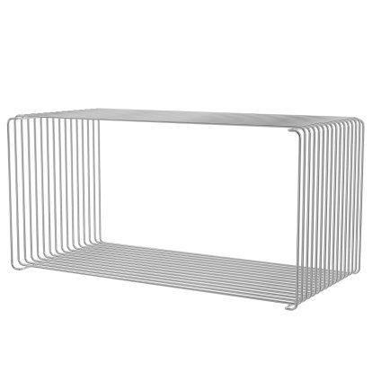 Panton Wire Extended Shelf, 35 cm, Chrome-plated