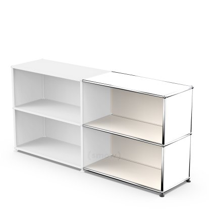 USM Haller Extension Kit Horizontal 2, Pure white RAL 9010, 35 cm