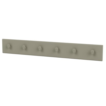 Coat Rack, 6 Hooks, Fennel