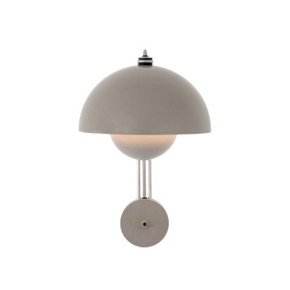 Flowerpot VP8 Wall Lamp, Grey beige