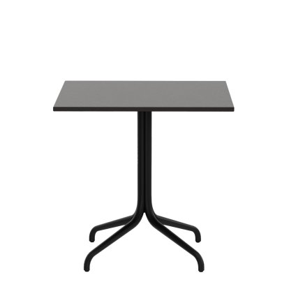 Belleville Table, 75 x 75 cm, Dark oak veneer