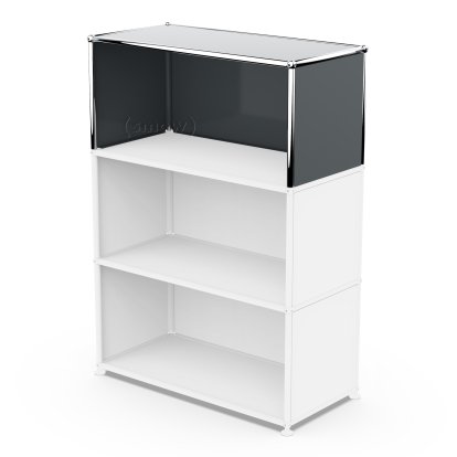 USM Haller Extension Kit Vertical 1, Anthracite RAL 7016, 35 cm