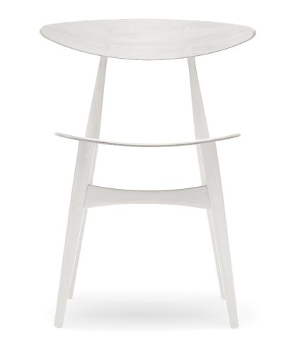 CH33T Chair, White lacquered beech
