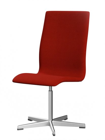 Oxford Office Swivel Chair, Without armrests, Middle-high back, Fixed base, Hallingdal 65, 600 - Orange