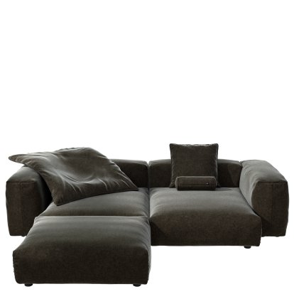 Vetsak Sofa Set 3, Suave - Anthracite, With cushions
