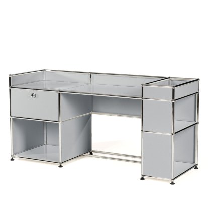 USM Haller Kids Desk, USM matte silver