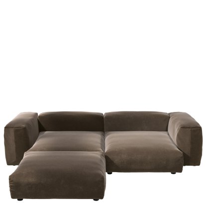 Vetsak Sofa Set 3, Suave - Espresso, Without cushion