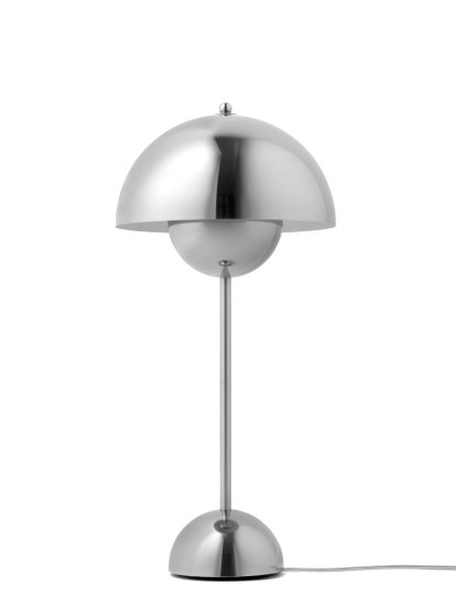 Flowerpot VP3 Table lamp, Chrome-plated