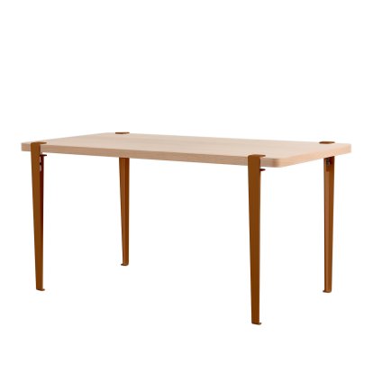 Balthazar Dining Table, Oak finish, TipToe x HEJU - Cinnamon brown