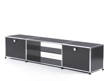 USM Haller TV-Table, Anthracite RAL 7016