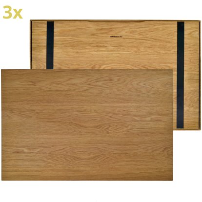 Wooden Overlay for USM Haller Shelves, size XL, 75 cm x 50 cm, Oak, naturally oiled