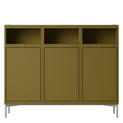 Stacked Sideboard 3, Brown green