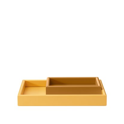 Arrange Tray, Set of two, Amber / Acacia