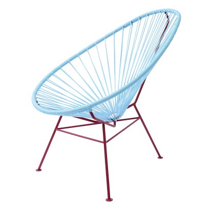 Acapulco Chair Classic, Mex blue / garnet red