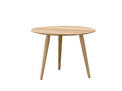 PLAYround Wood Table, Oiled oak, ø 52 cm, Oiled oak, 38 cm