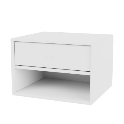 Dash Bedside Table, New White