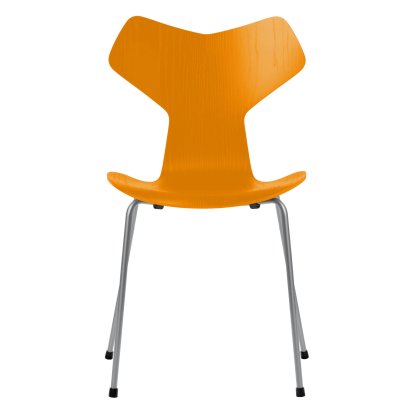 Grand Prix 3130 Chair, Coloured ash, Burnt yellow, Silver grey