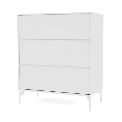 Carry Chest of Drawers, New White