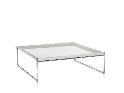 Trays Table, 80 x 80 cm, White