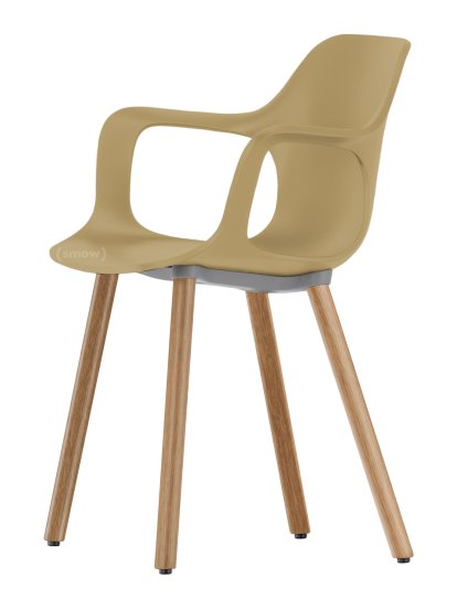 HAL Armchair Wood, Cardboard, solid oak, light natural with protective varnish