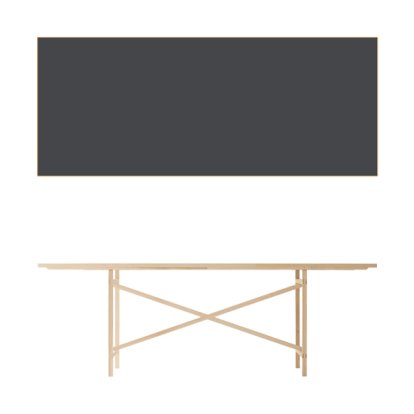 Egon Table, 220 cm, Anthracite melamine resin