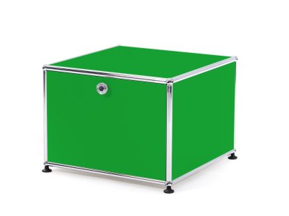 USM Haller Printer Container, 50 cm, USM green, With feet