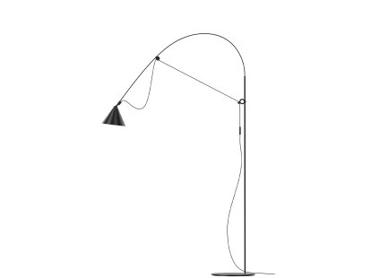 Ayno L Floor Lamp, Black, Black, 3000 K