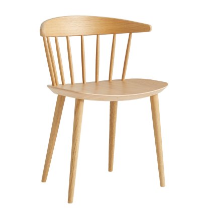 J104 Chair, Clear lacquered oak