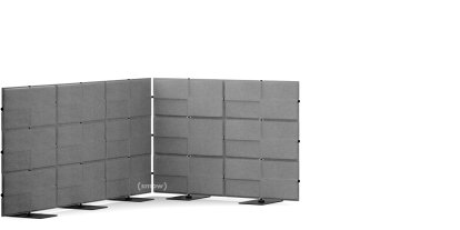 USM Privacy Panels Acoustic Corner, 1,50 m (2 elements), 1,09 m (3 elements), 2,25 m (3 elements), Anthracite