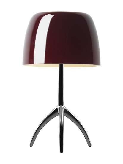 Lumiere 05 Piccola Table Lamp, With dimmer, Cherry 