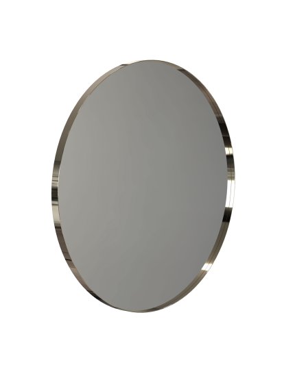 Unu Mirror round, ø 80 cm, Polished gold