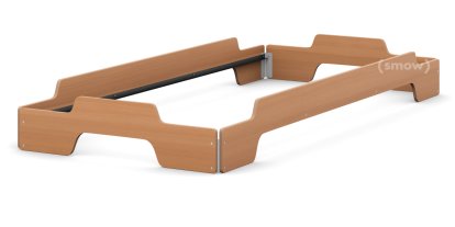 Rolf Heide Stacking Bed, 90 x 200, Oiled beech, Without slatted frame