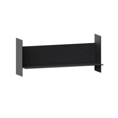 Pli Wall Shelf, 45 cm, Graphite black
