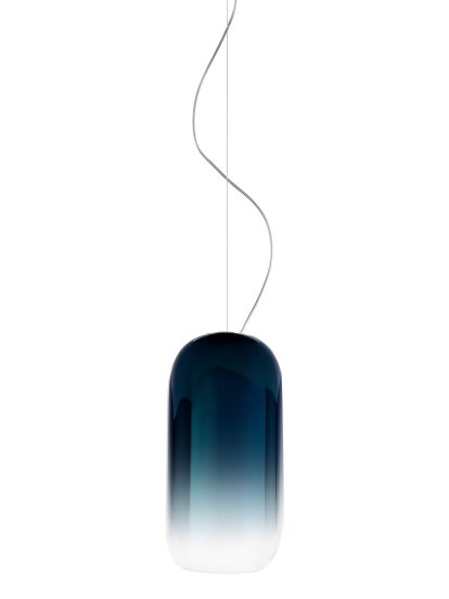 Gople Mini Pendant Lamp, Black/blue