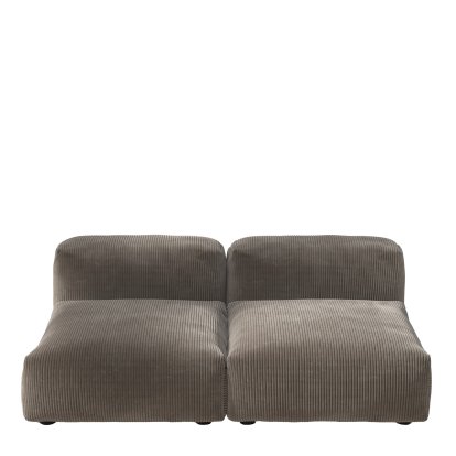 Vetsak Sofa Set 1, M, Cord velours - Mocha, Without cushion