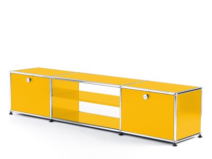 USM Haller TV-Table, Golden yellow RAL 1004