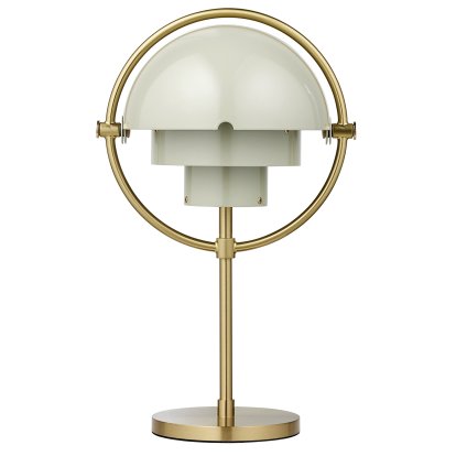 Multi-Light Rechargeable Lamp, Pastel gray / brass