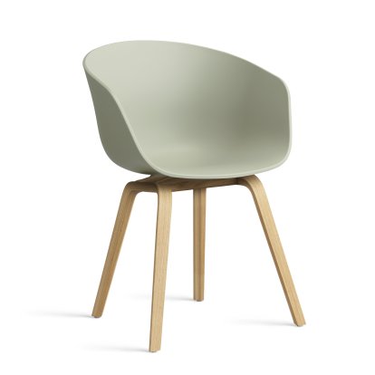 About A Chair AAC 22 Armchair, Pastel green 2.0, Lacquered oak
