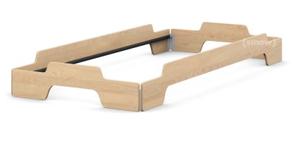 Rolf Heide Stacking Bed, 90 x 200, Lacquered birch, Without slatted frame