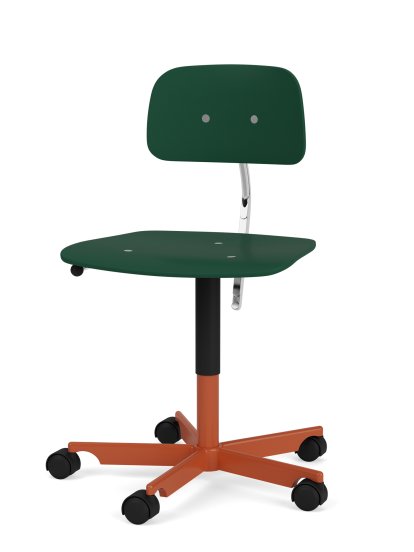 Kevi 2533 Swivel Chair, A / 38 - 51 cm, Pine, Hokkaido