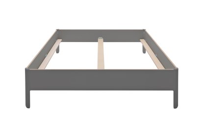 Nait Double Bed, 140 x 200, Without headboard, CPL anthracite