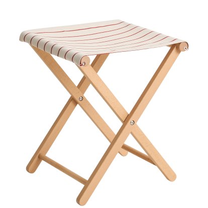 Outdoor Market Folding Stool, Beige