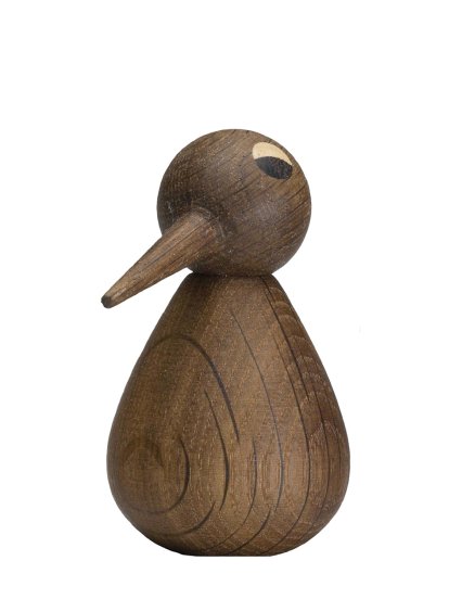 Bird Wooden Figure, Large, Smoked oak