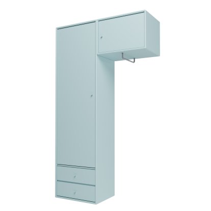 Attire II Wardrobe, Flint, Suspension rail