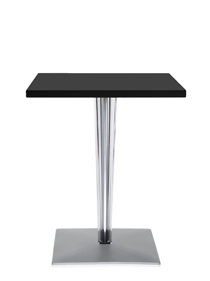 TopTop Dining Table Small, Rectangular H 72 x W 60 x L 60 cm, laminate, Black