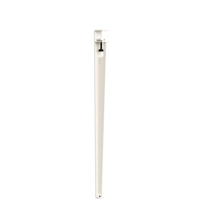 Tiptoe Table Leg, 90 cm, Cream white