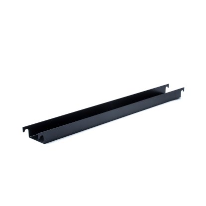 Cable Trough for Eiermann Table Frames, For table frame 110 cm (Eiermann 1), Black
