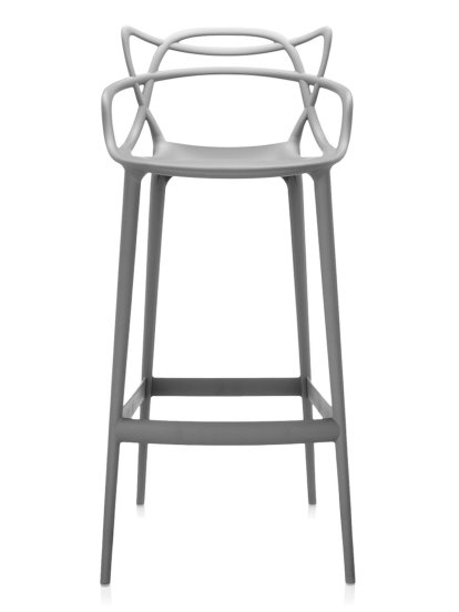 Masters Bar Stool, Grey, bar version: 75 cm
