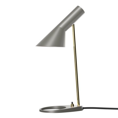 AJ Mini Table Lamp, Grey/Brass