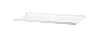 String System Metal Shelf, 58 x 30 cm, Edge shallow, White